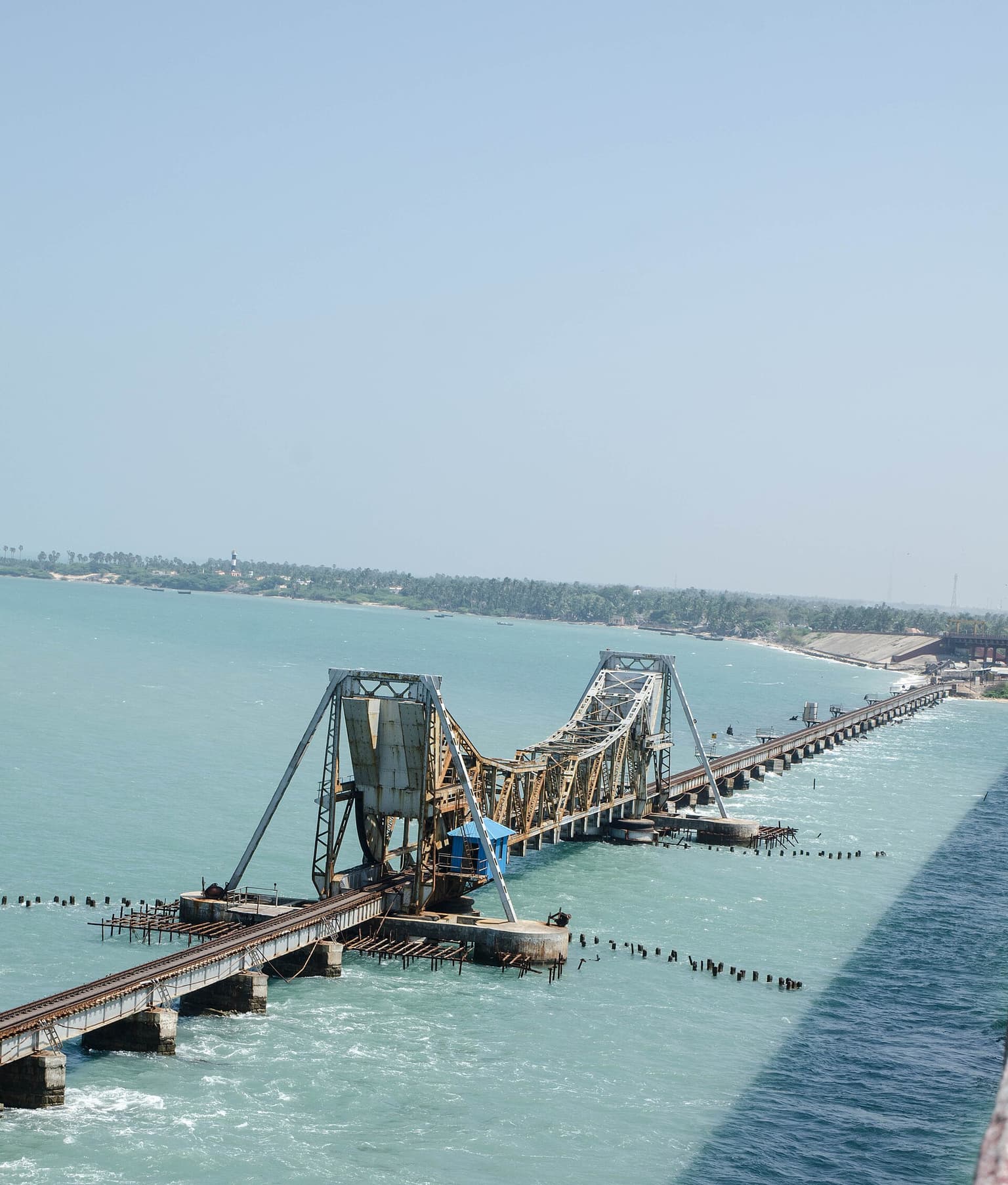 Pamban Rail Scissors Bridge